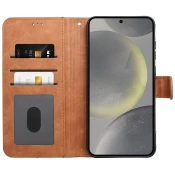 OEM Kabura JEANS Book za SAMSUNG A55 5G siva