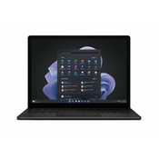 Microsoft Surface Laptop 5 i5-1245U Prijenosno računalo 34,3 cm (13.5) Ekran osjetljiv na dodir Intel® Core™ i5 16 GB LPDDR5x-SDRAM 512 GB SSD Wi-Fi 6 (802.11ax) Windows 11 Pro Crno
