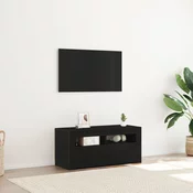 TV ormar Crni hrast 90 x 35 x 40 cm Konstruirano drvo