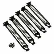Kolink PCI Slotblenden - 5 Stück, schwarz KL-PCI-5