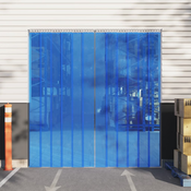 vidaXL Zavjesa za vrata plava 300 mm x 2,6 mm 10 m PVC