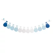 Chaks Girlanda za Baby Shower - štorklje bela/modra
