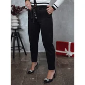 Spodnie damskie oversize NADIFORMAL chinos czarne Dstreet