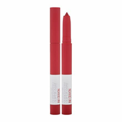 Maybelline SuperStay® Ink Crayon Matte dugotrajni mat ruž za usne u olovci 1,5 g nijansa 45 Hustle In Heels