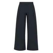 Deha TEXTURE PLEATED WIDE PANTS, hlače ž., črna D52499