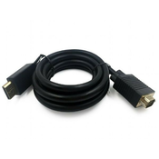 GEMBIRD CCP-DPM-VGAM-6 DisplayPort to VGA adapter cable, black, 1.8 m