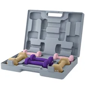 Homestar Komplet uteži 6-delni 1kg 15kg 2kg roza vijolična rjava