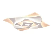 Trio Stropna LED-svetilka Akita 1-plamenska bela mat 48 cm x 48 cm