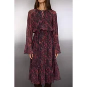 Trendyol Milla Ženska haljina Twoaw26El00164, Bordo