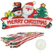Northix LED božične viseče lučke Merry Christmas decoration 45 cm