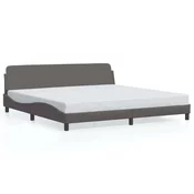 Okvir za krevet Dover sivi 200x200 cm od umjetne kože
