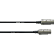 Cordial MIDI Connection cable [1x Moški konektor XLR 5-polni - 1x Moški konektor XLR 5-polni] 1.80 m Črna Cordial