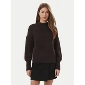 Guess Pulover W6BR80 Z1839 Temno rjava Regular Fit