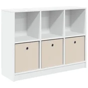 Vidaxl Strani šal s predalom Bela 102 x 32 x 73,5 cm