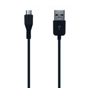 Connect IT Wirez micro USB - USB, črn, 1 m