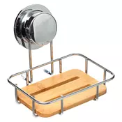 FIVE POSUDA ZA SAPUN VENTERRA VAKUM 14,4X14X13,5 CM BAMBUS/METAL