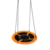 INLEA Viseči gugalni obroč 110 cm - oranžen