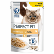 24x85 g Perfect Fit Sensitive 1+ za mačke - losos
