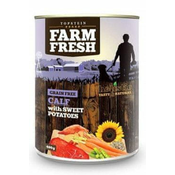 Farm Fresh Dog Tele s sladkim krompirjem v konzervi 800g