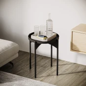 Hanah Home Klub sto Shb 44x57x44cm Crni