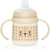 Suavinex Night & Day steklenička za otroke z ročaji 6 m+ Lion 150 ml