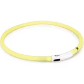 beeztees Ovratnica Safety Gear Dogini USB - rumena - 35 x 1 cm