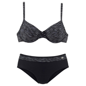 KangaROOS Bikini siva/črna