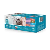 Vlažna hrana za mačke FRENDI z ribami v omaki, 48x100g