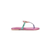Kurt Geiger London ženski usnjeni natikači Kurt Heart T Bar Flat