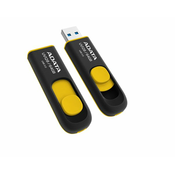 ADATA USB ključ UV128 32GB, črn-rumen