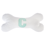 TIAKI plišasta kost z začetnico C - D 26 x Š 12 x V 5,5 cm