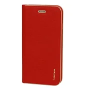 Havana Premium preklopna torbica Samsung Galaxy A22 A226 5G - rdeča z zlatim robom