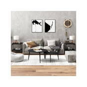 Bocni stolici 2 kom crni 40 x 40 x 40 cm od konstruiranog drva