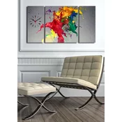 Wallity Zidni sat 3P204045CS-8, 84x45 cm, 3 dela