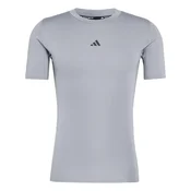 ADIDAS PERFORMANCE Funkcionalna majica Compression siva
