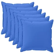 vidaXL Prevleka za blazino 6 kos HOUTEN Kraljevo modra 45 x 45 cm
