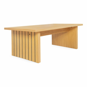 Mizica s ploščo v hrastovem dekorju 60x120 cm Stripe - Woodman