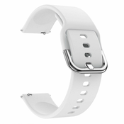 BStrap Xiaomi Amazfit Bip Silicone v2 pašček, White