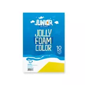 Jolly color foam, eva pena, limun žuta, A4, 10K ( 134020 )