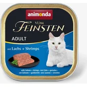 Animonda Mokra mačja hrana Vom Feinsten - Adult, 100 g - Losos in kozice