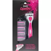 Wilkinson Sword Quattro for Women Aloe & Vit. E brivnik + nadomestne britvice 4 kos