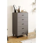 Hanah Home komoda Riva, 60 cm, antracit