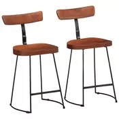 Vidaxl vidaXL Barski stoli 2 kosa 49x43x79 cm masiven mangov les