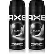Axe Black Frozen Pear & Cedarwood dezodorans i sprej za tijelo ekonomicno pakiranje 2 x 150 ml