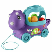 Dinosaur na Povlacenje Fisher Price TRICERATOPS LANCE BALLES