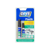 Lepilo Ceys SPECIAL PLASTIK, za težko plastiko, drugo, 3 g + 4 ml