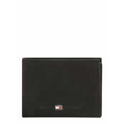 Velika moška denarnica Tommy Hilfiger Johnson Mini Cc Flap And Coin Pocket AM0AM00662/82568 Black 002
