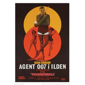 Umjetnički otisak Pyramid Movies: James Bond - Thunderball – Danish
