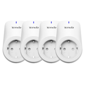 Tenda Okos Dugalj - Bela SP6 (4 kosi; 230V-16A; 2.4GHz WiFi; Oddaljeni dostop; Postavitev; Oddaljeni način)