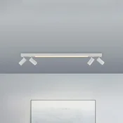 LED stropna svetilka PURE Lines, 120 cm, bela, CCT, daljinski upravljalnik - Dnevna soba/jedilnica - Sodobni - Kovina